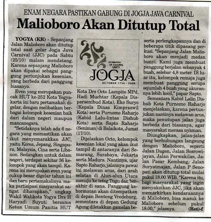 Kliping jogja terbaru